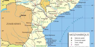 Maputo Mozanbik kat jeyografik